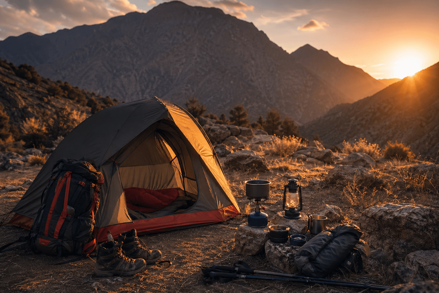 كراء معدات التخييم