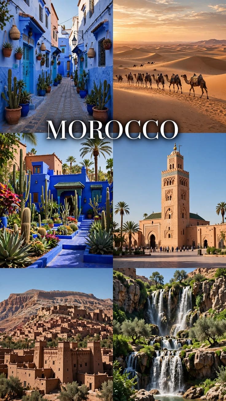 إكتشف أجمل أماكن والمناطق في المغرب