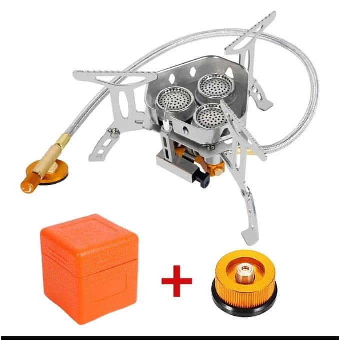 Camping gaz - Trois Rechaud pliant avec adaptateur
