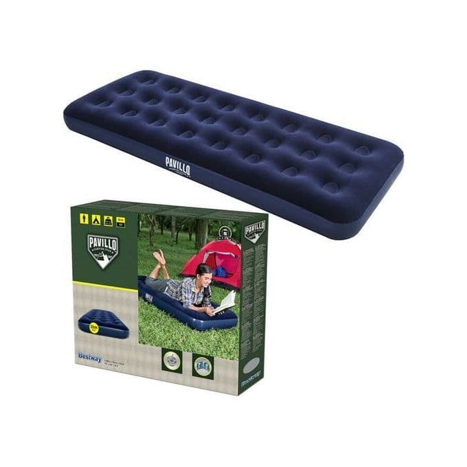 Matelas gonflable 1 place 1.85 x 76 cm Bleu